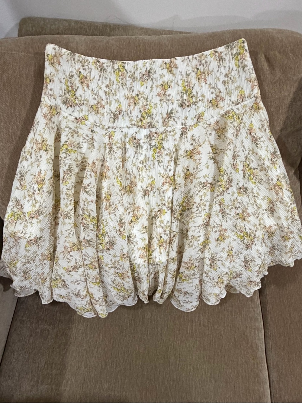 Trish scully Floral White Tiered Maxi Skirt - Women's